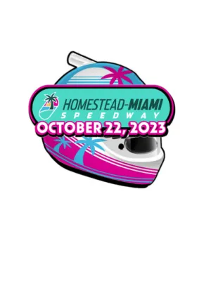 2023 Homestead Racing Helmet Layered Hatpin