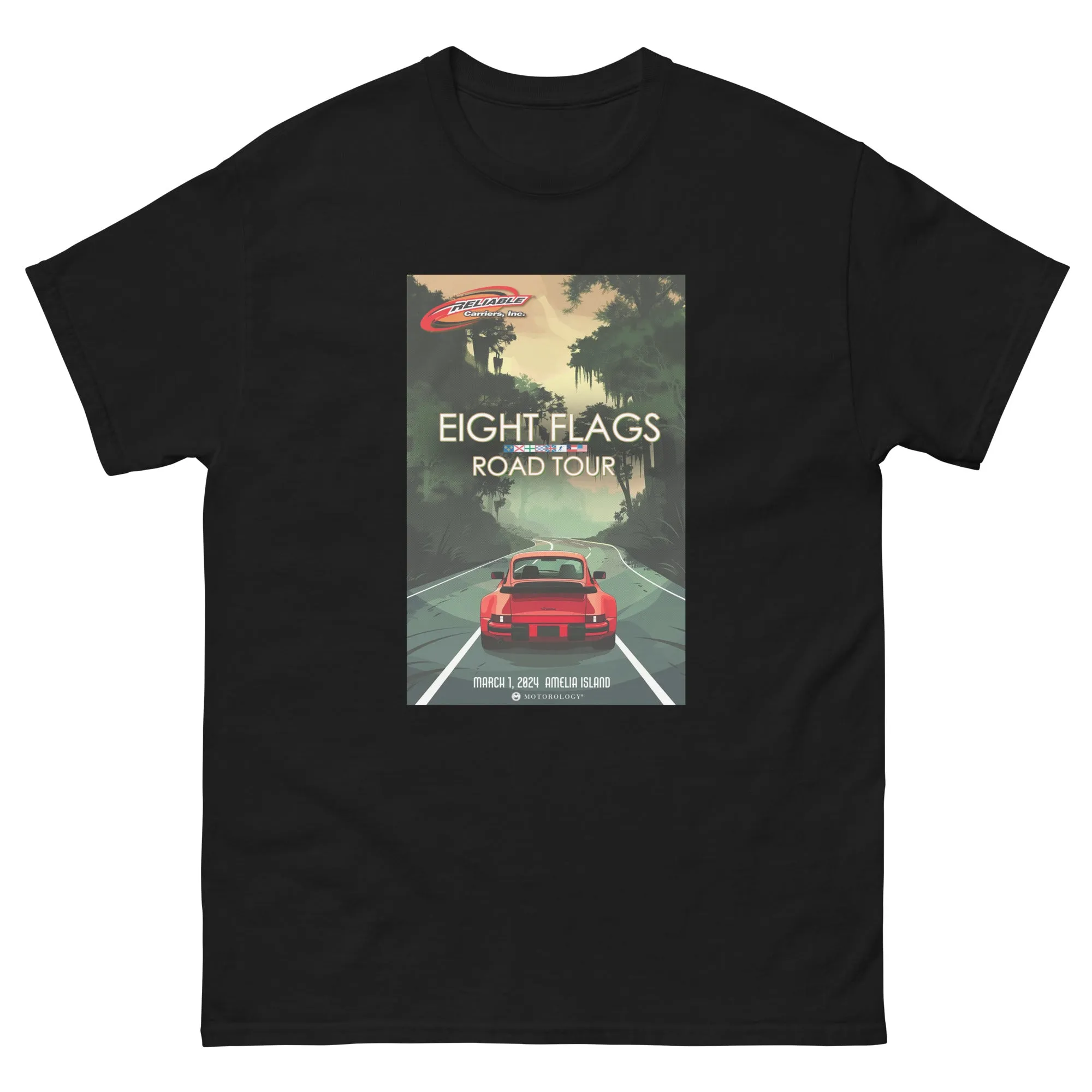 2024 Amelia Island 8 Flags Tour t-shirt