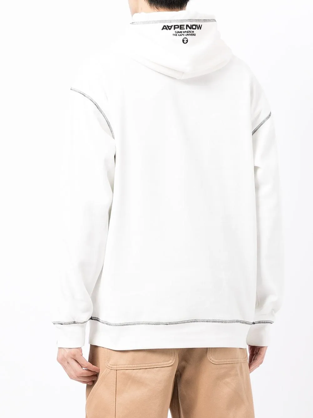 AAPE BY *A BATHING APE® Aape Now contrast-trim hoodie