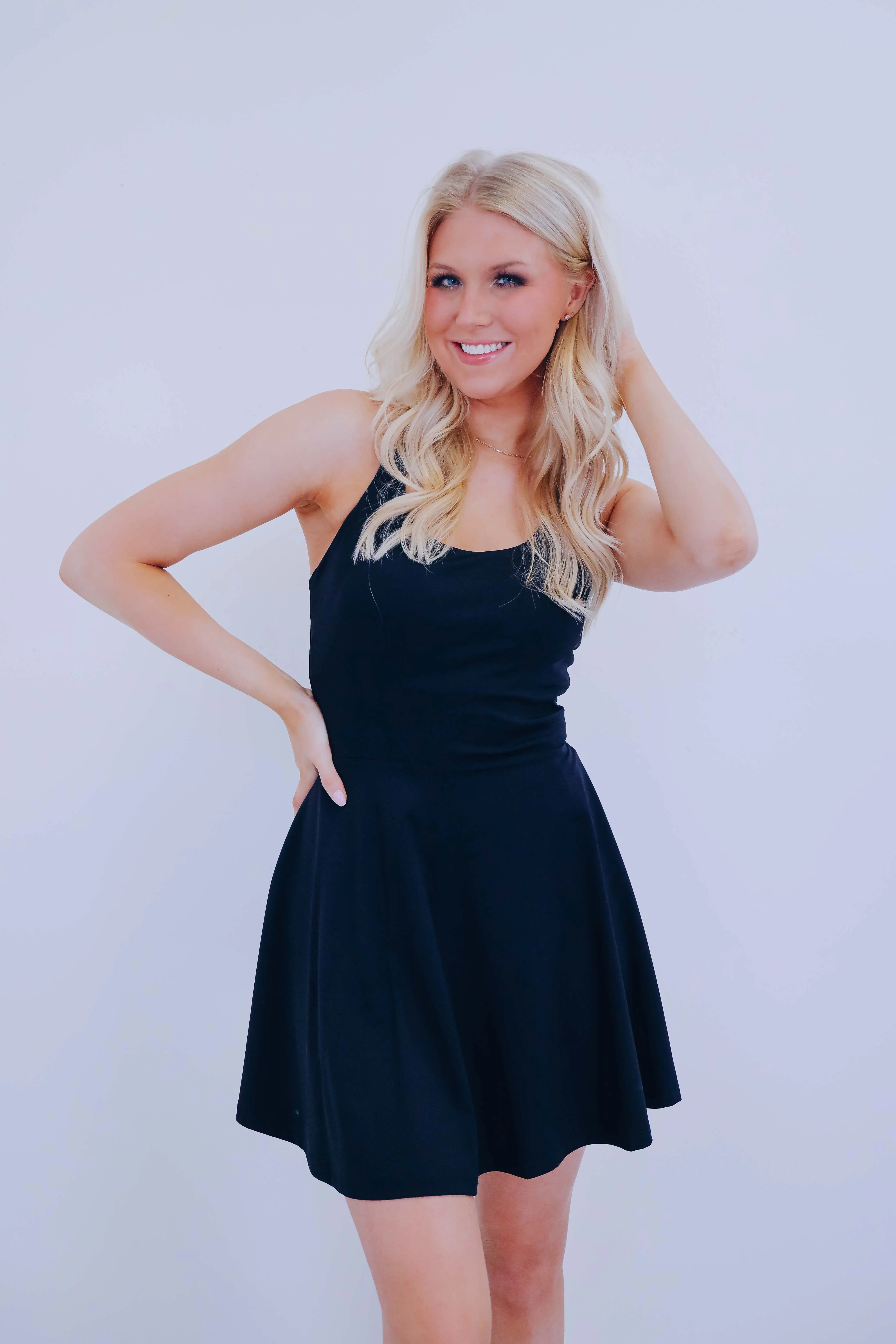 Addison Active Cross Back Dress - 2 Colors