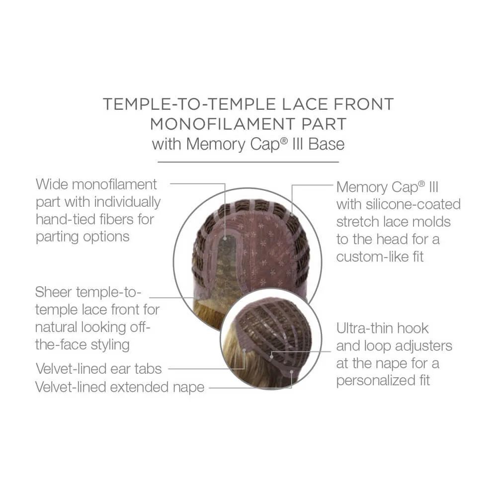 Ahead Of The Curve by Raquel Welch (Lace Front-Mono Part Wig)