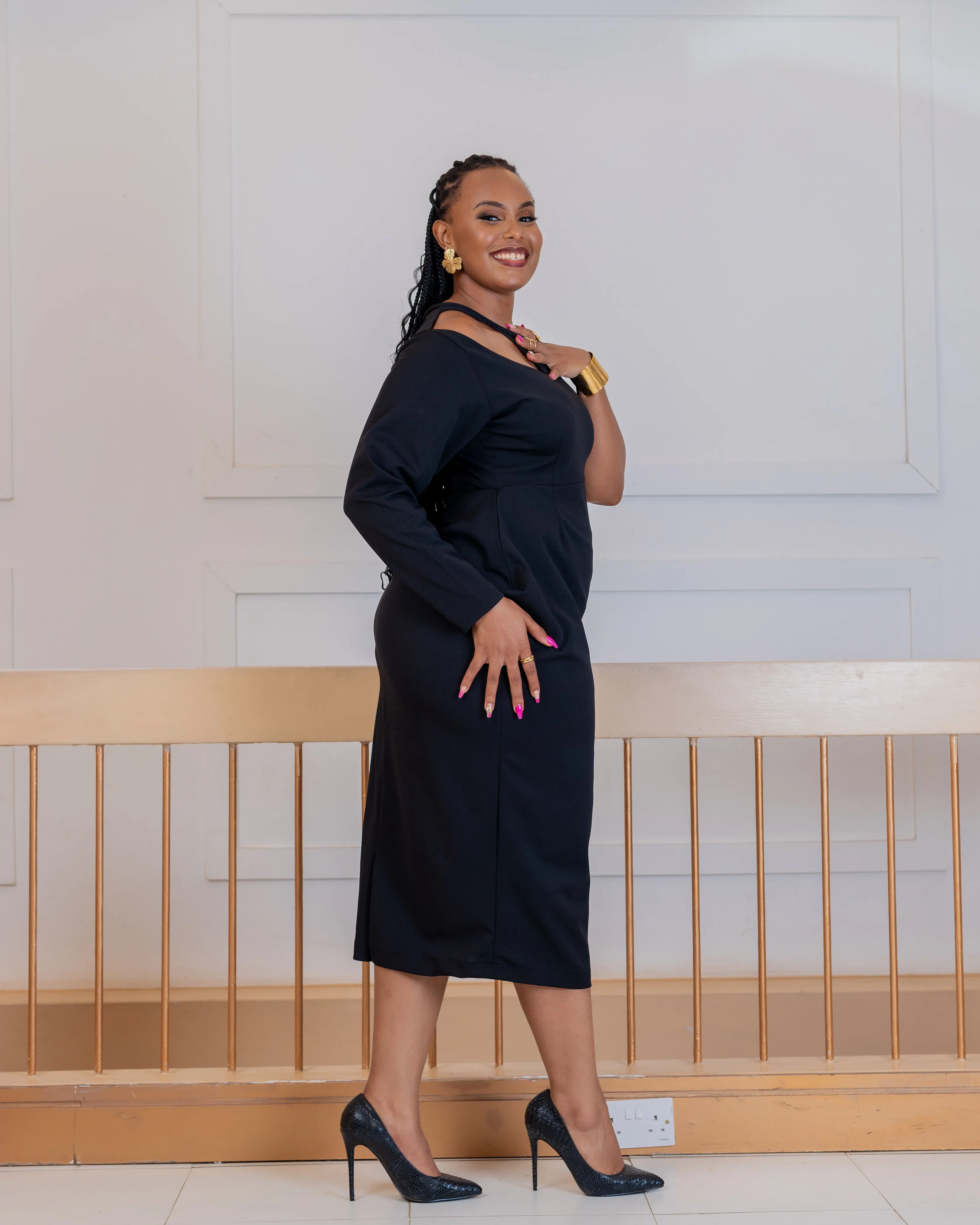 Aiyam Dress - Black