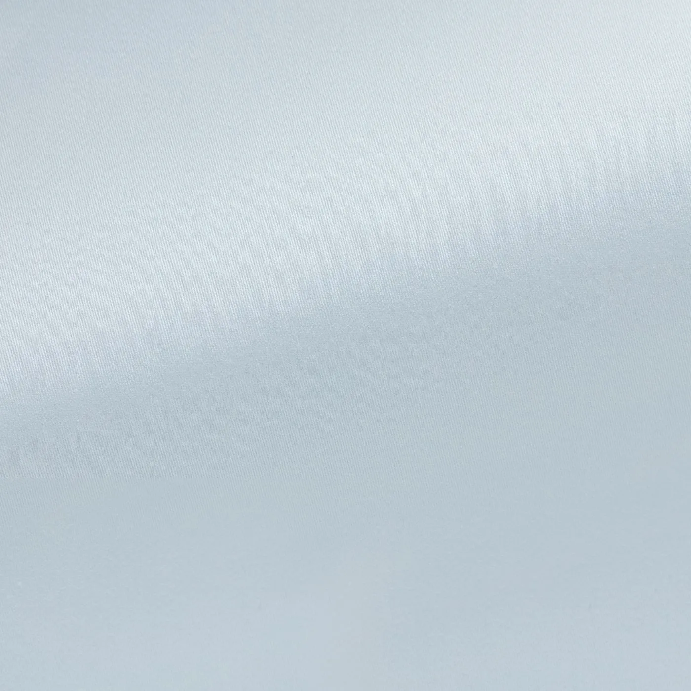 Albini Ice Blue Satin Twill 365 Easy Care Fine Cotton