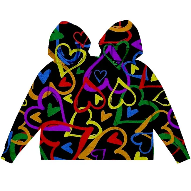 All Love - Couples Double Hooded Hoodie