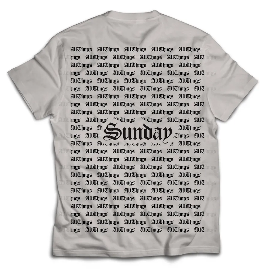 AllThngs "Church Clothes" Gray T-Shirt