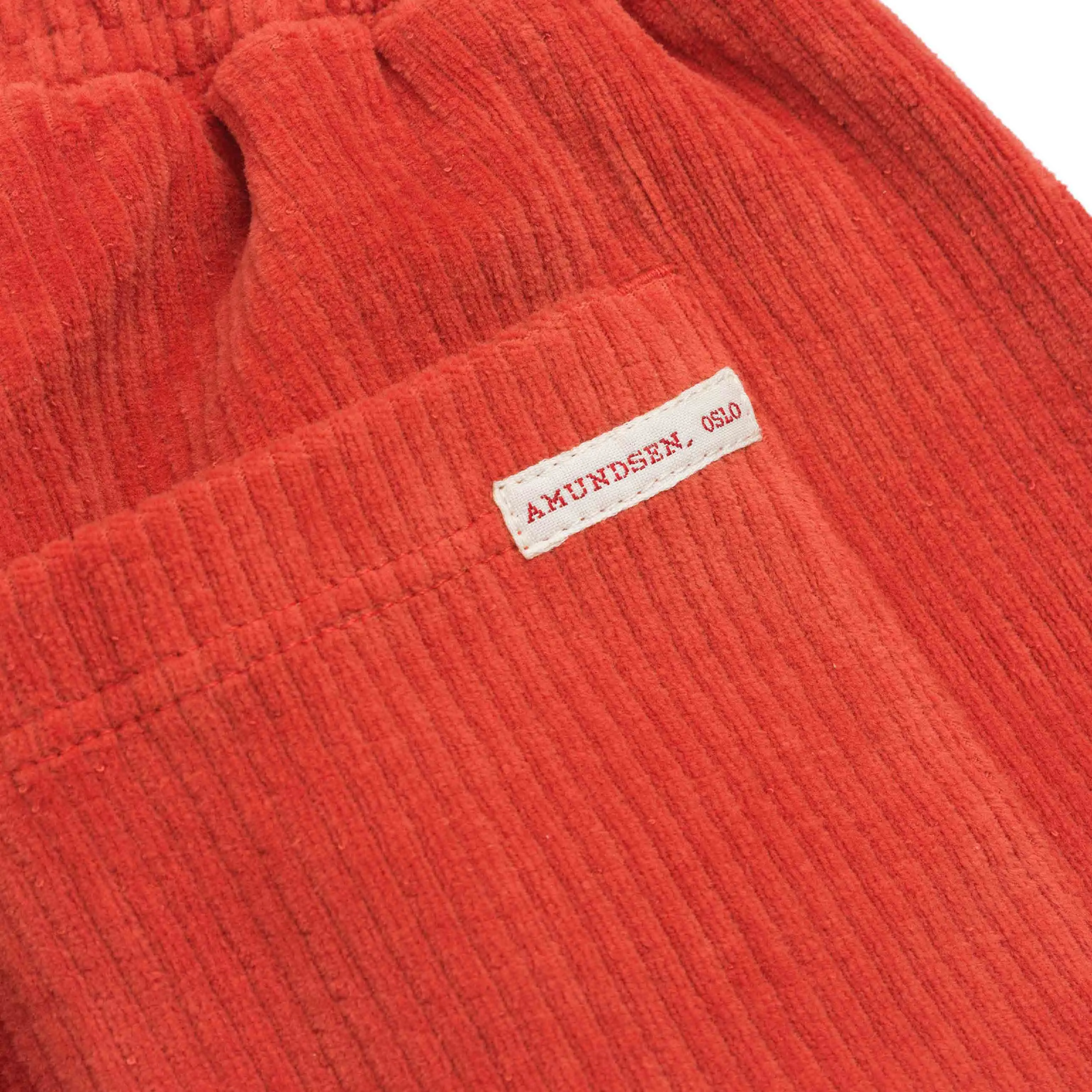 Amundsen Sports 4Incher Comfy Cord Shorts Womens Red Clay