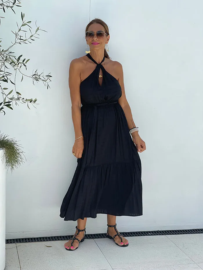 Annika Black Maxi