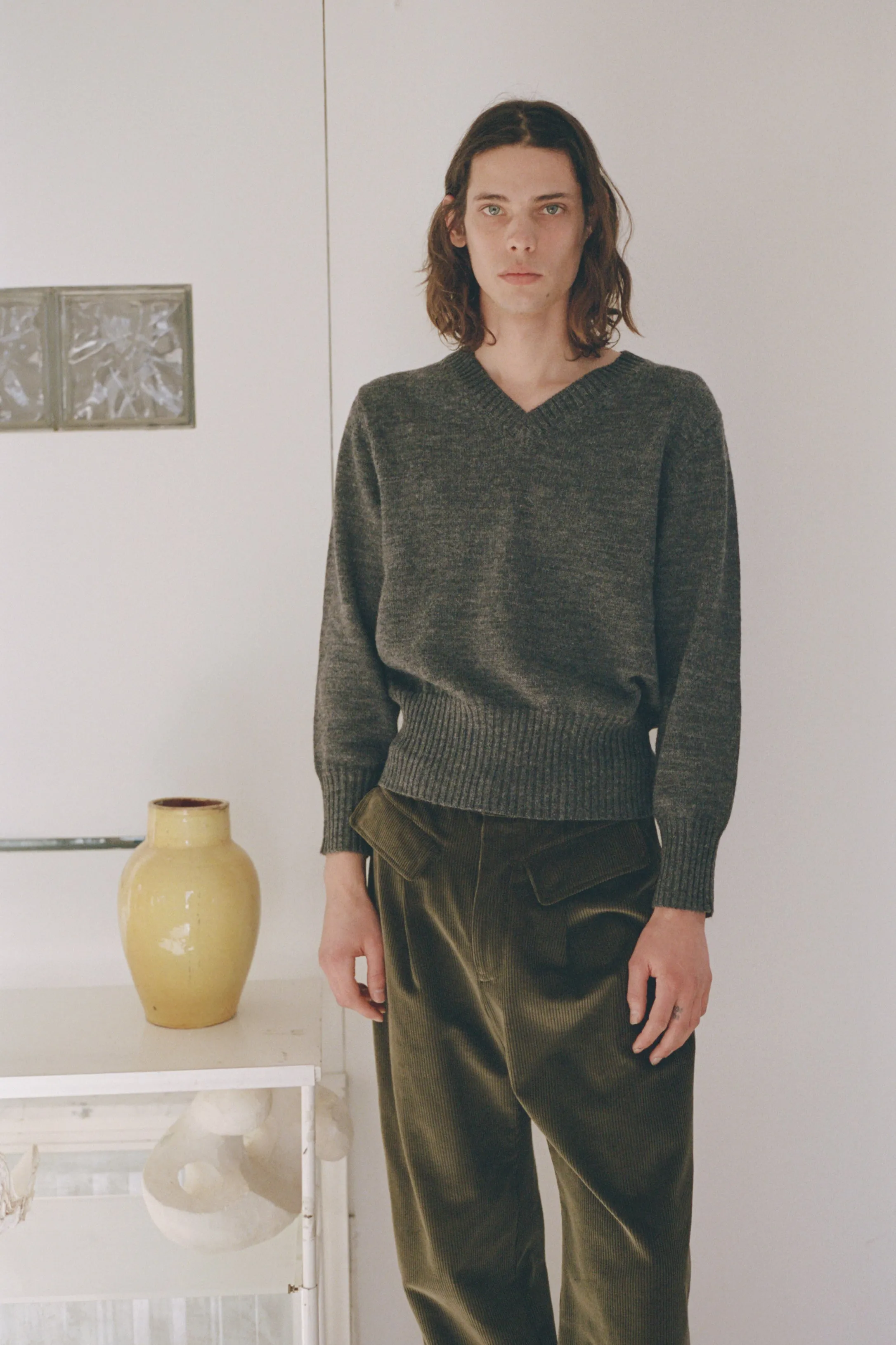 ANNORA SWEATER, FLINT