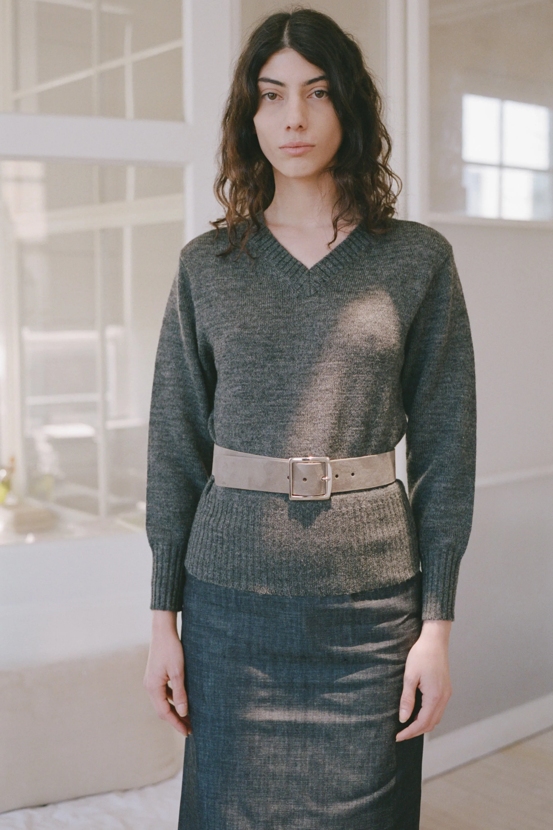 ANNORA SWEATER, FLINT