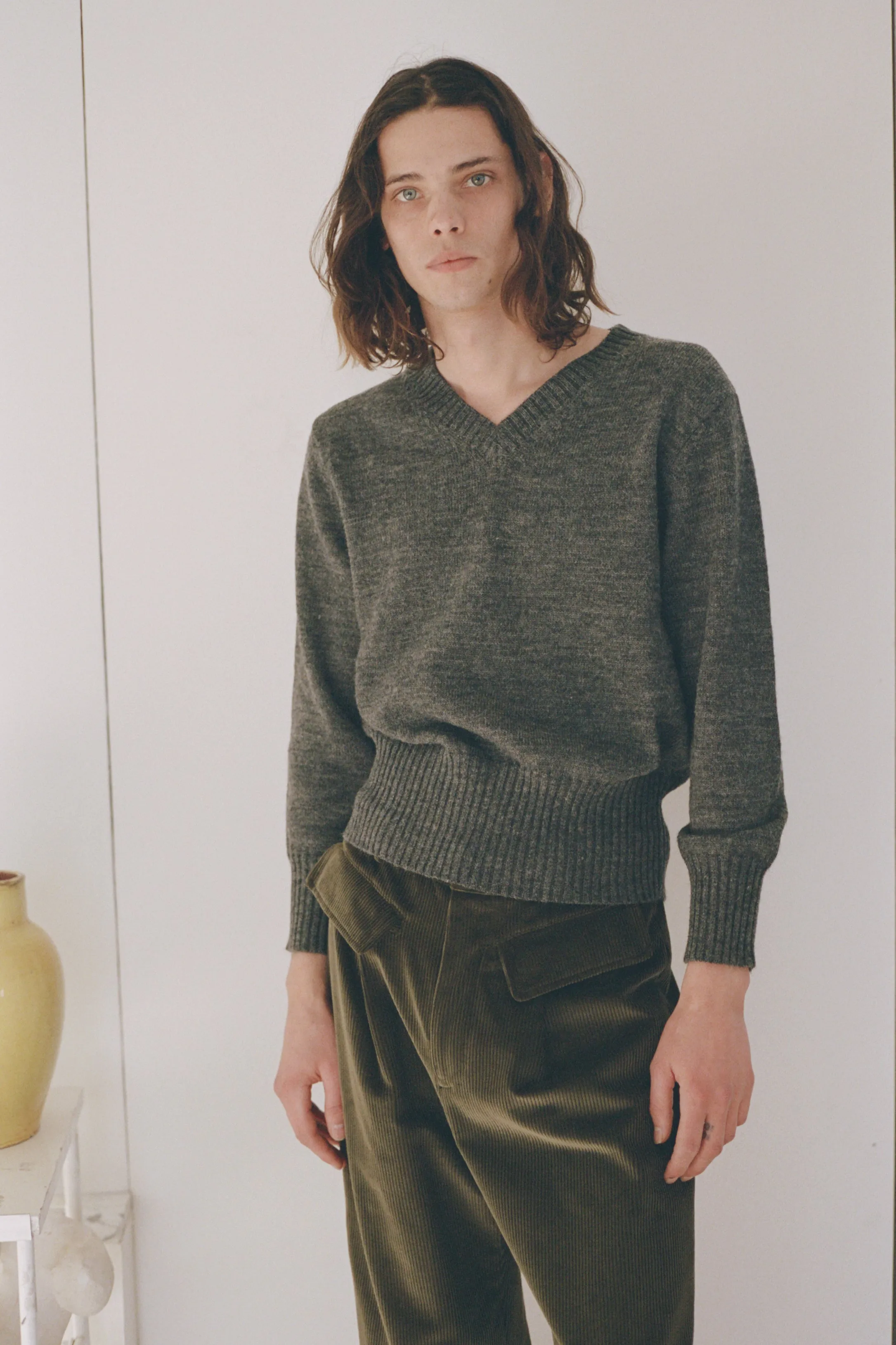 ANNORA SWEATER, FLINT