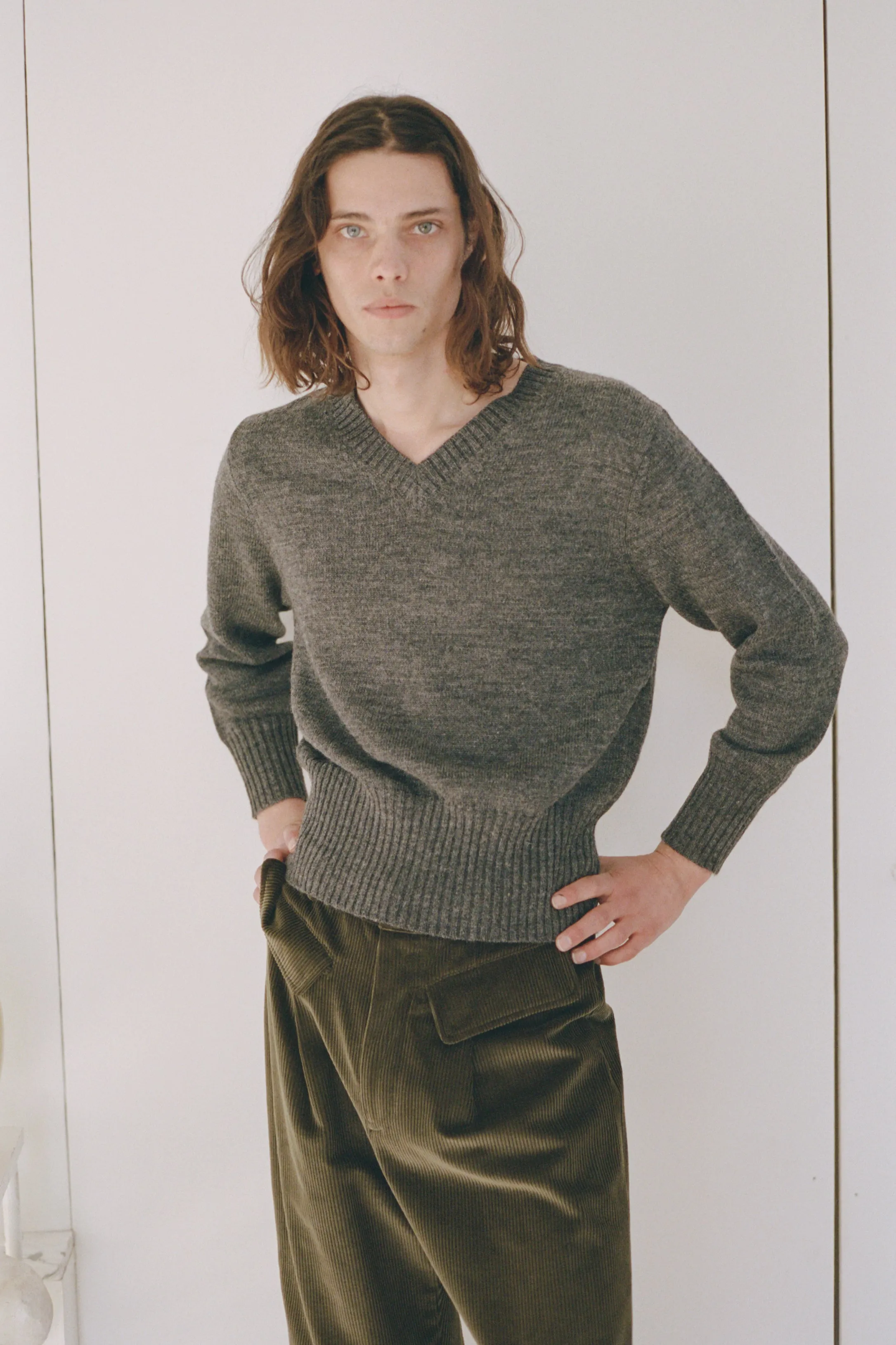 ANNORA SWEATER, FLINT