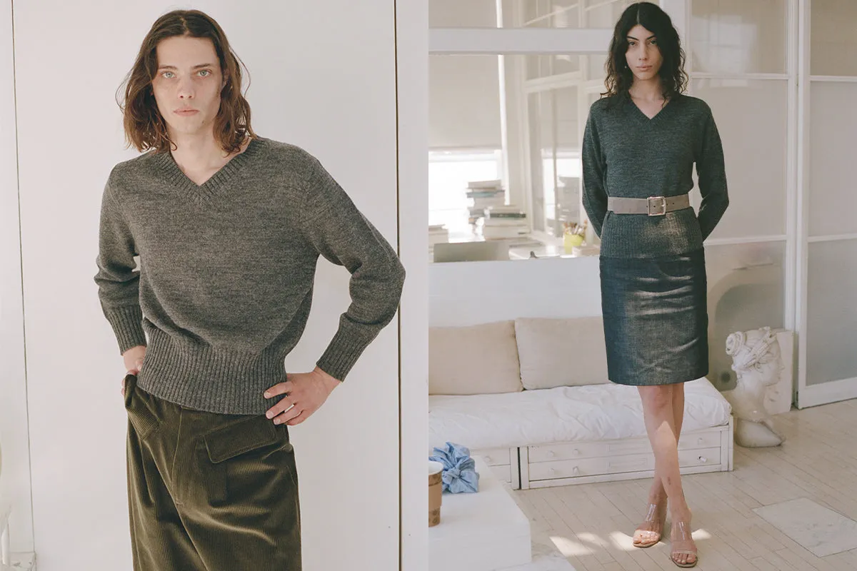 ANNORA SWEATER, FLINT