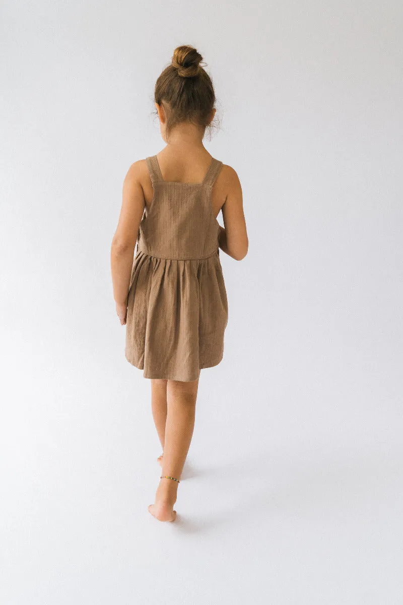 Anouk Pinafore - Chocolate