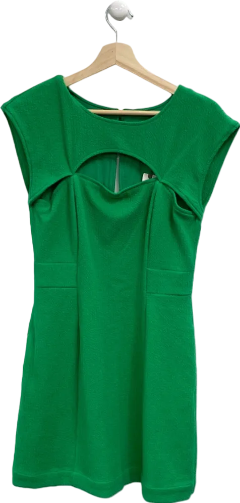 Anthropologie MaeveGreen  Front Cutout Mini Dress UK S