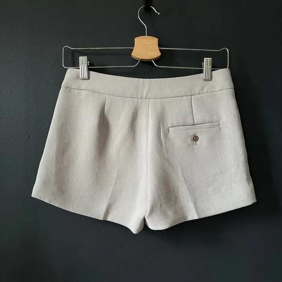 Aritzia Wilfred Exergue Short Ribbon tie crepe shorts Gray Size 00