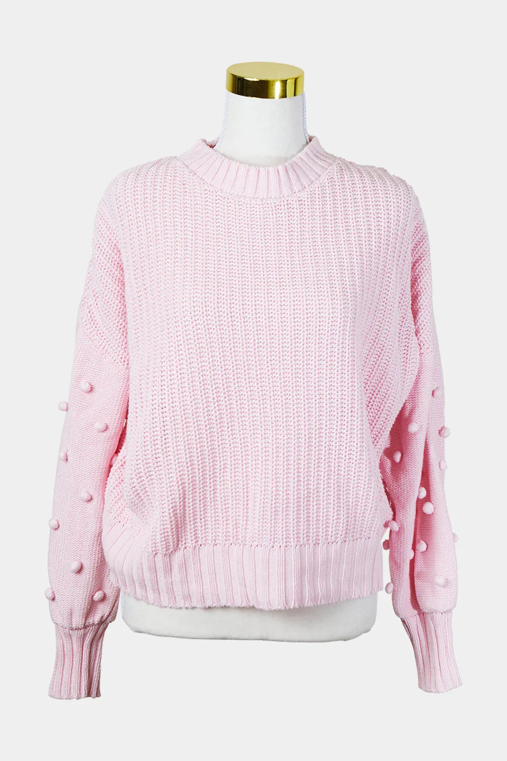 Atmos And Here Pink Knit Sweater