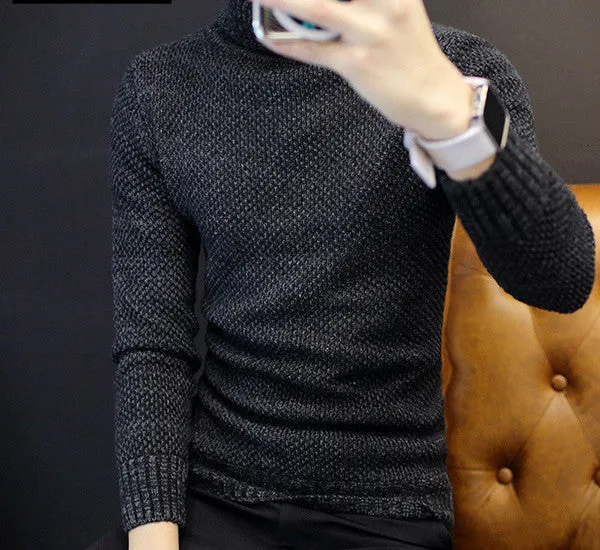 Autumn Fashion Men Sweaters Pullovers Knitting Thick Warm Designer Slim Fit Casual Knitted Man Knitwear Plus Size