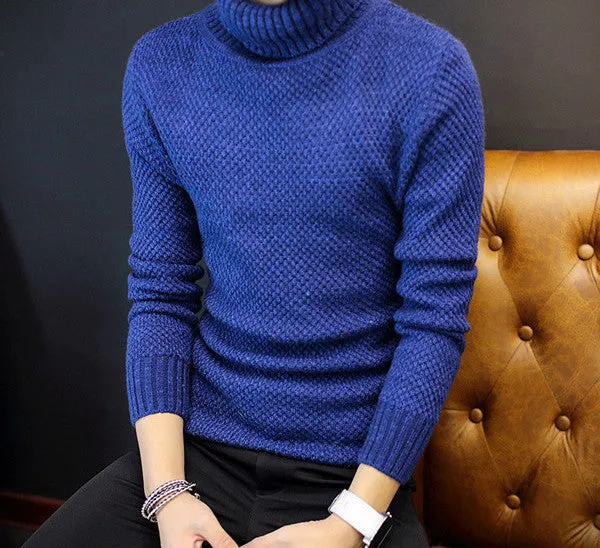 Autumn Fashion Men Sweaters Pullovers Knitting Thick Warm Designer Slim Fit Casual Knitted Man Knitwear Plus Size