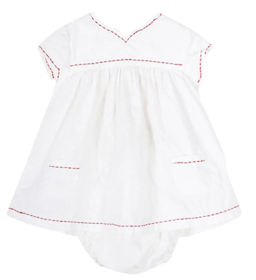 Baby Girl White Polympie Dress