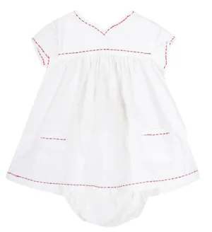 Baby Girl White Polympie Dress