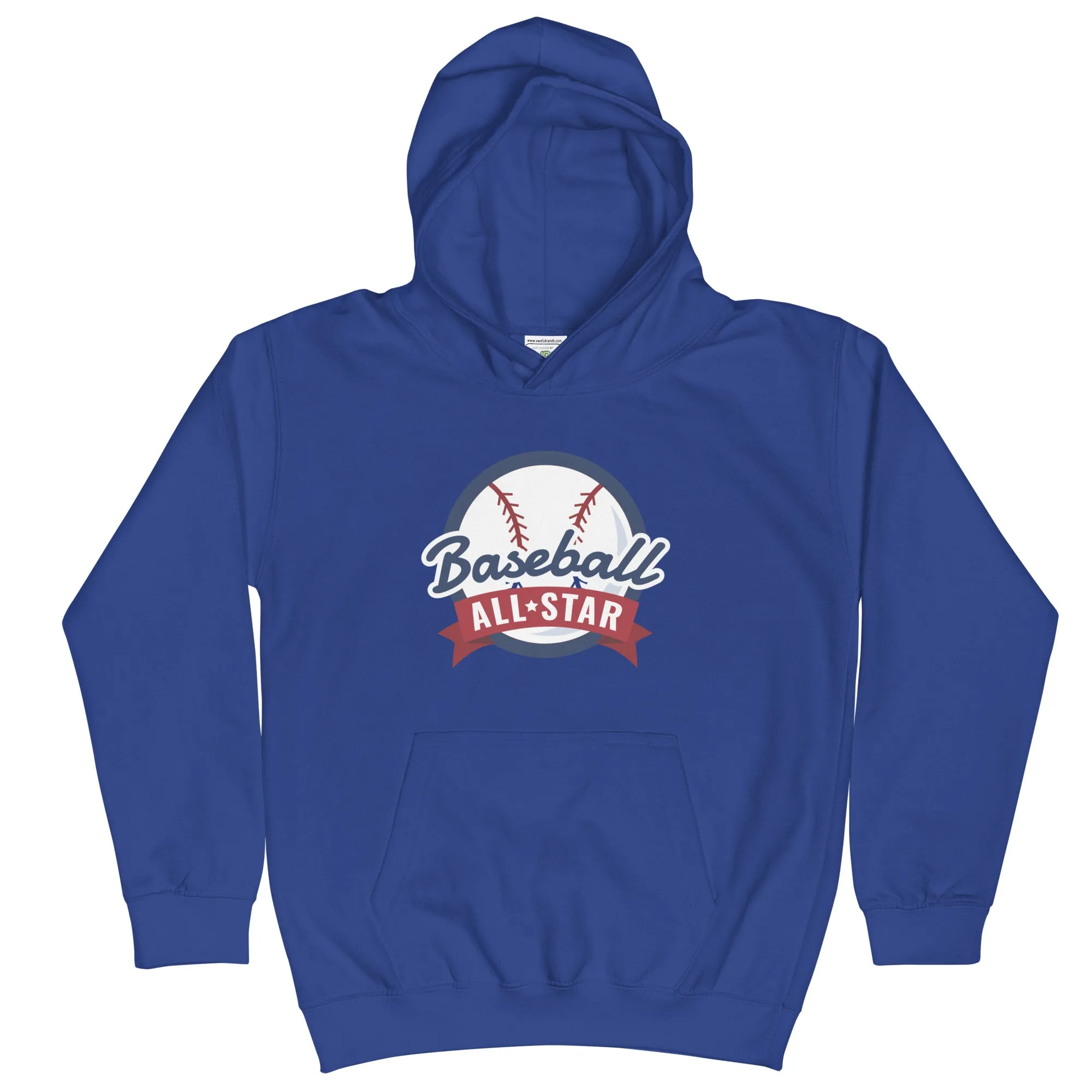 Baseball Allstar - Sustainably Made Kids Hoodie