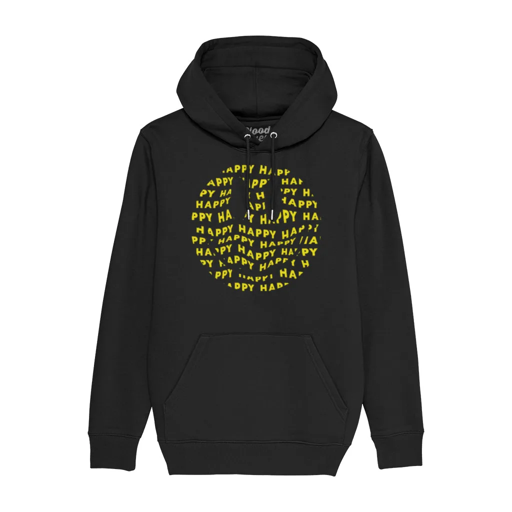 Be Happy Unisex Cruiser Iconic Hoodie