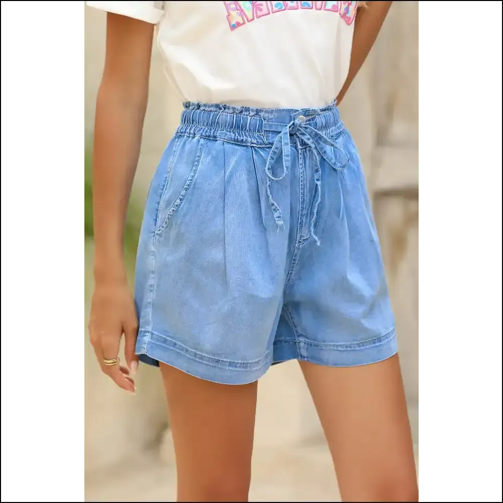 Beau Blue Denim Shorts: Comfy  & Dangerously Cute! 😈 Needful Things Approved