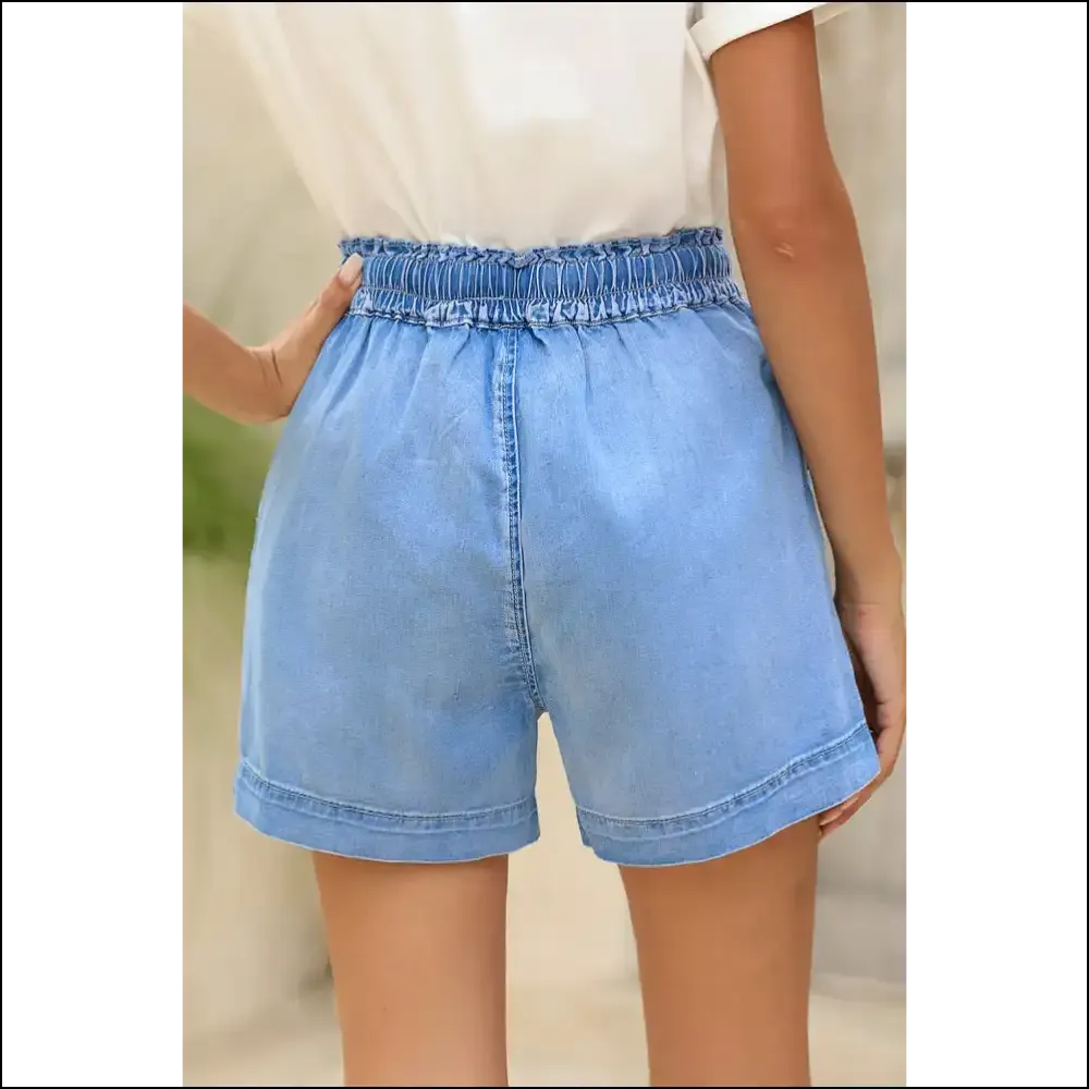 Beau Blue Denim Shorts: Comfy  & Dangerously Cute! 😈 Needful Things Approved