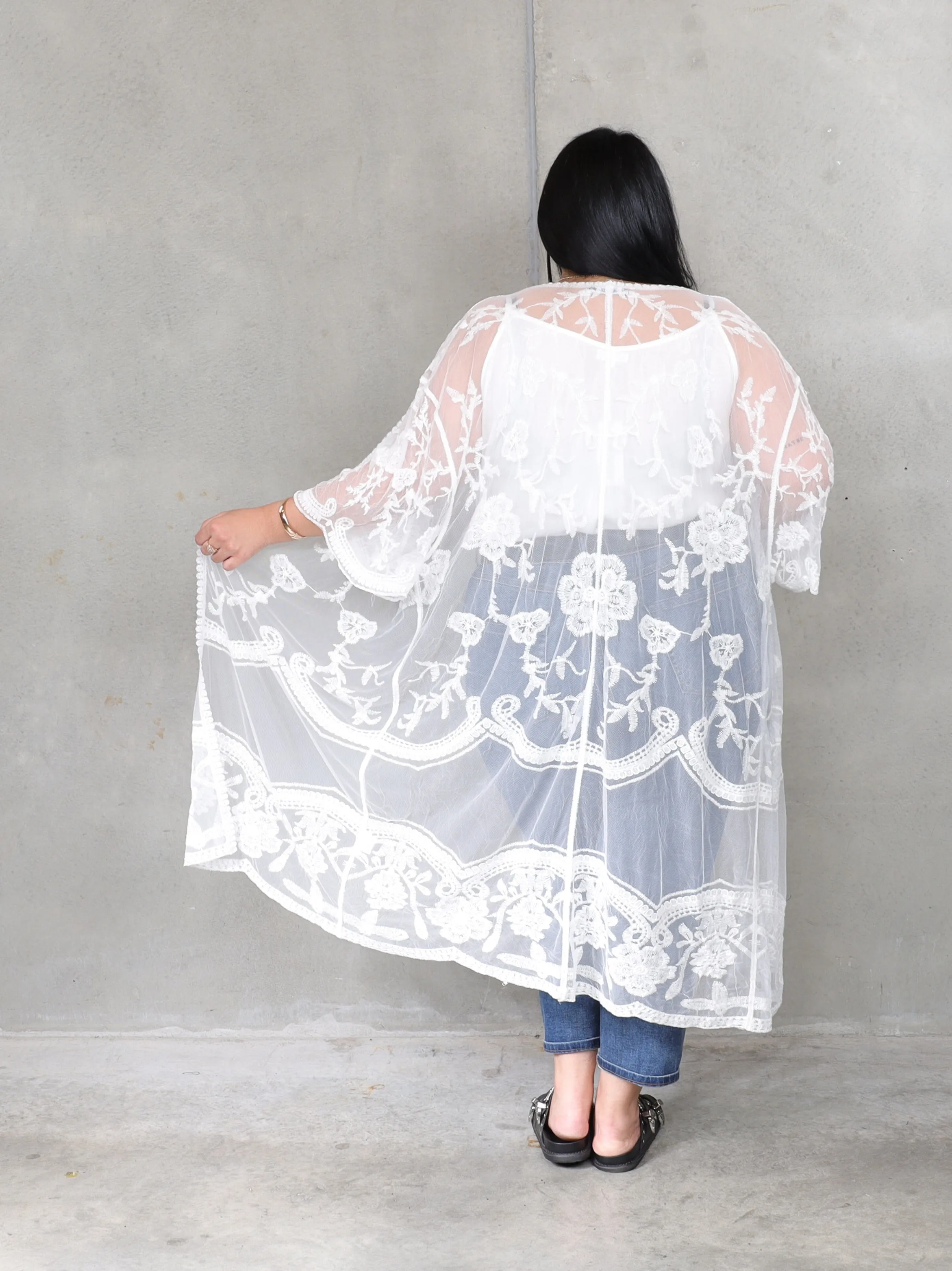 Bella Donna Kimono - Ivory