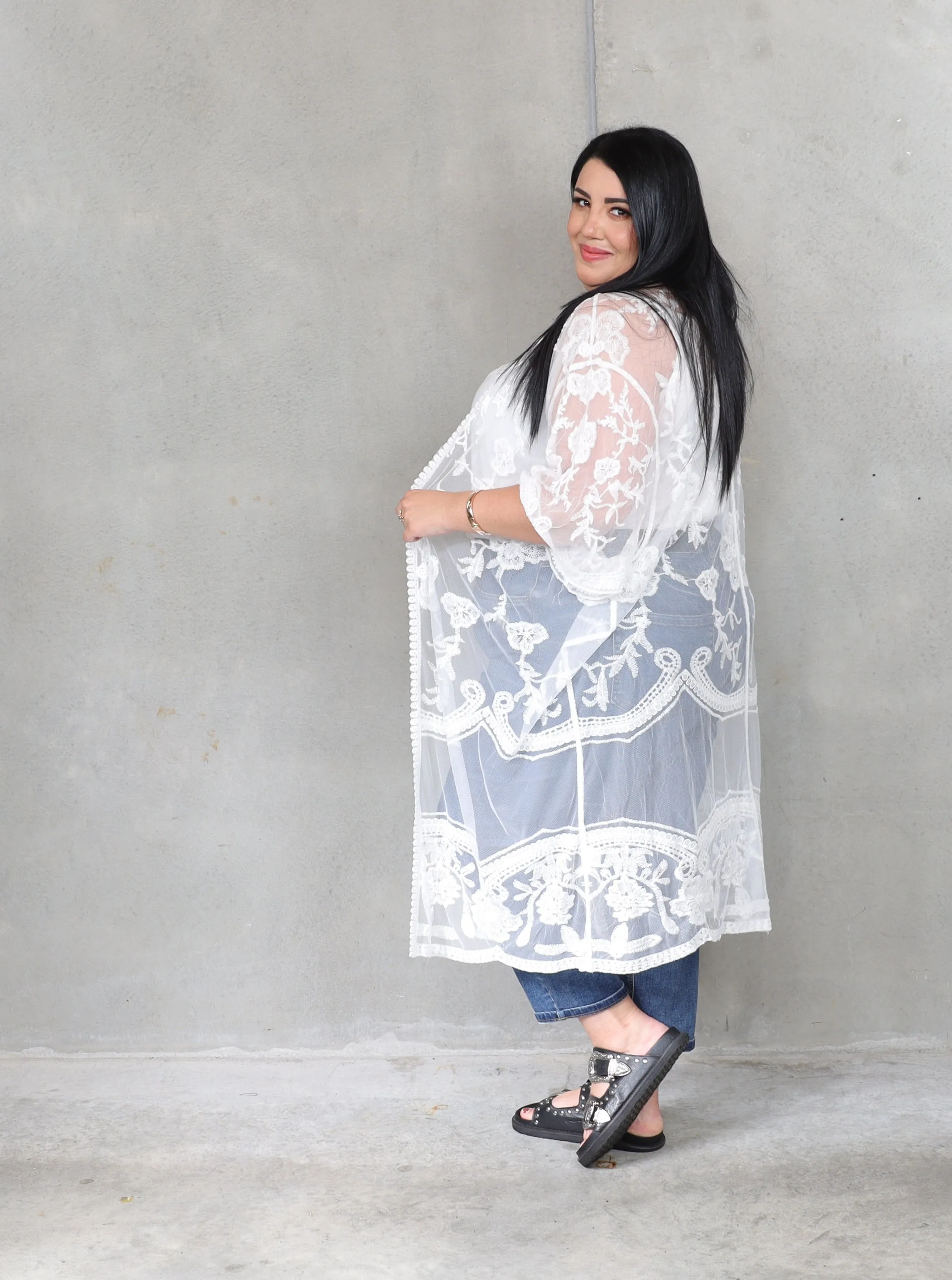 Bella Donna Kimono - Ivory
