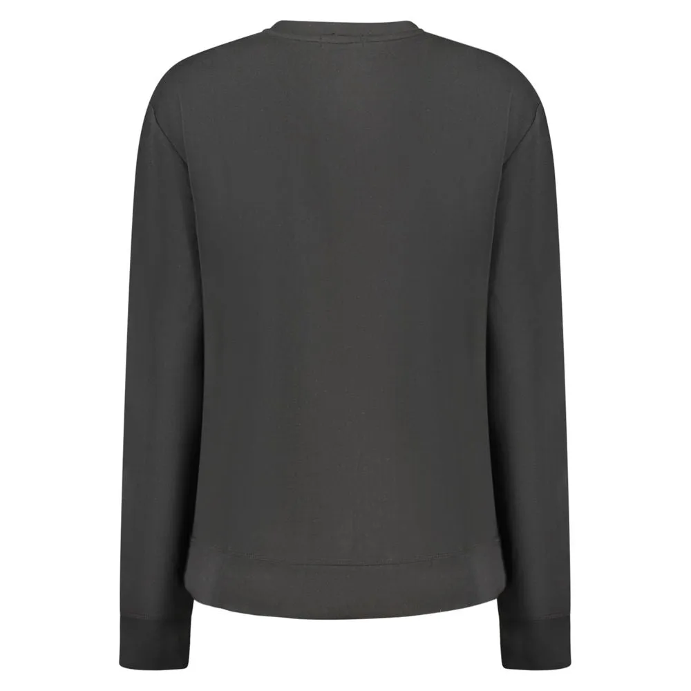 Black Polyester Women Sweater