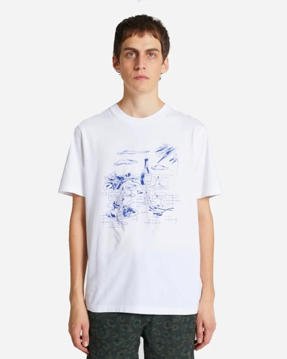 Bobby Beach Wedding T-shirt - White