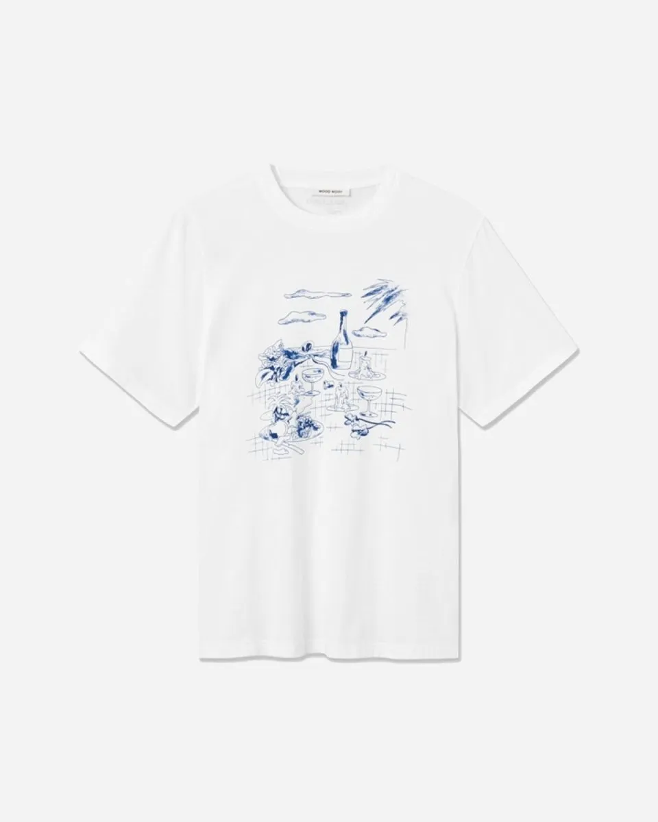 Bobby Beach Wedding T-shirt - White