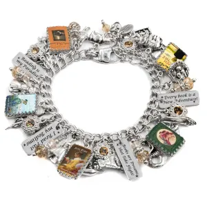 Book Lover Gift, Personalized Jewelry