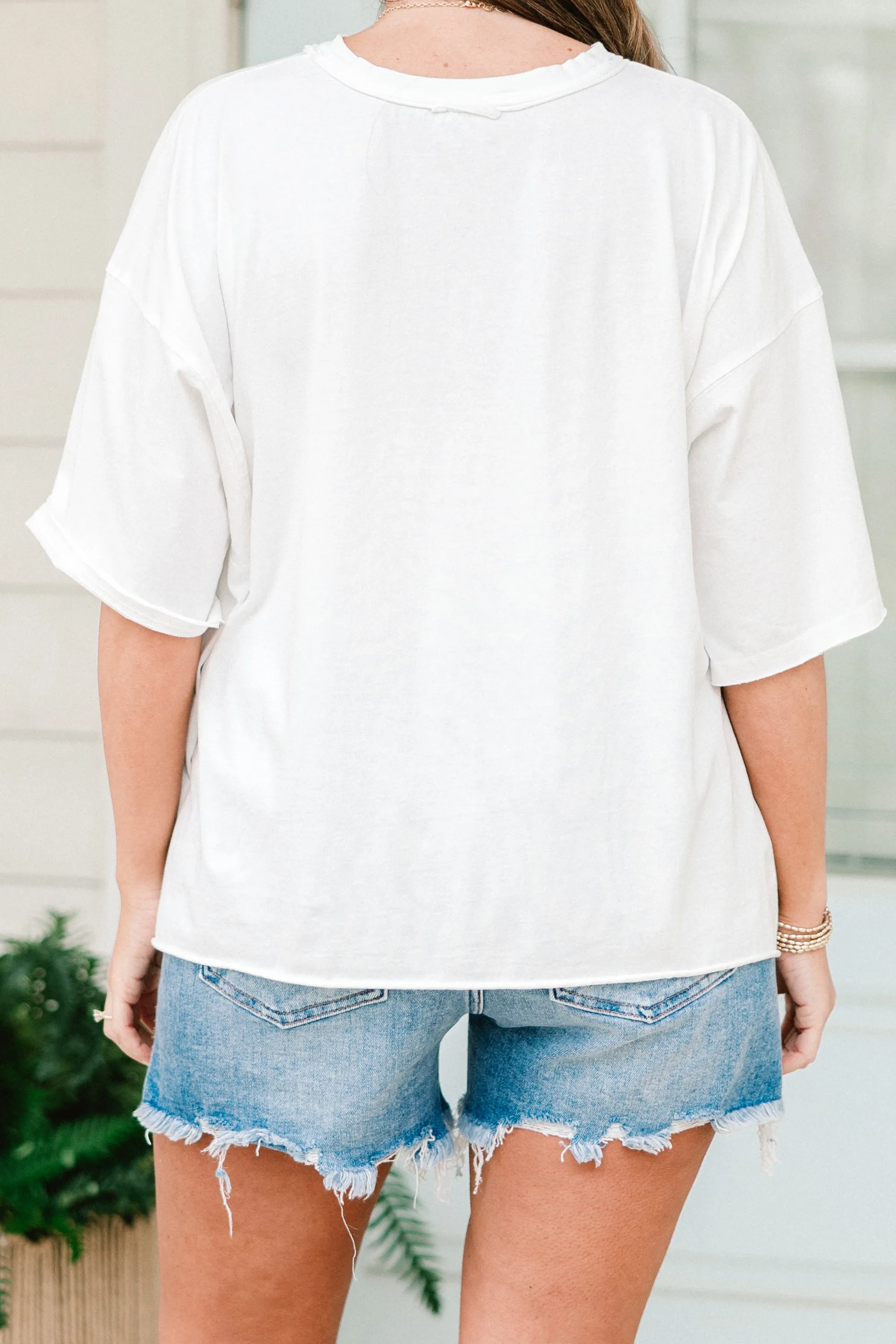 Boot Scootin Cowgirl Vintage Wash Tee, White