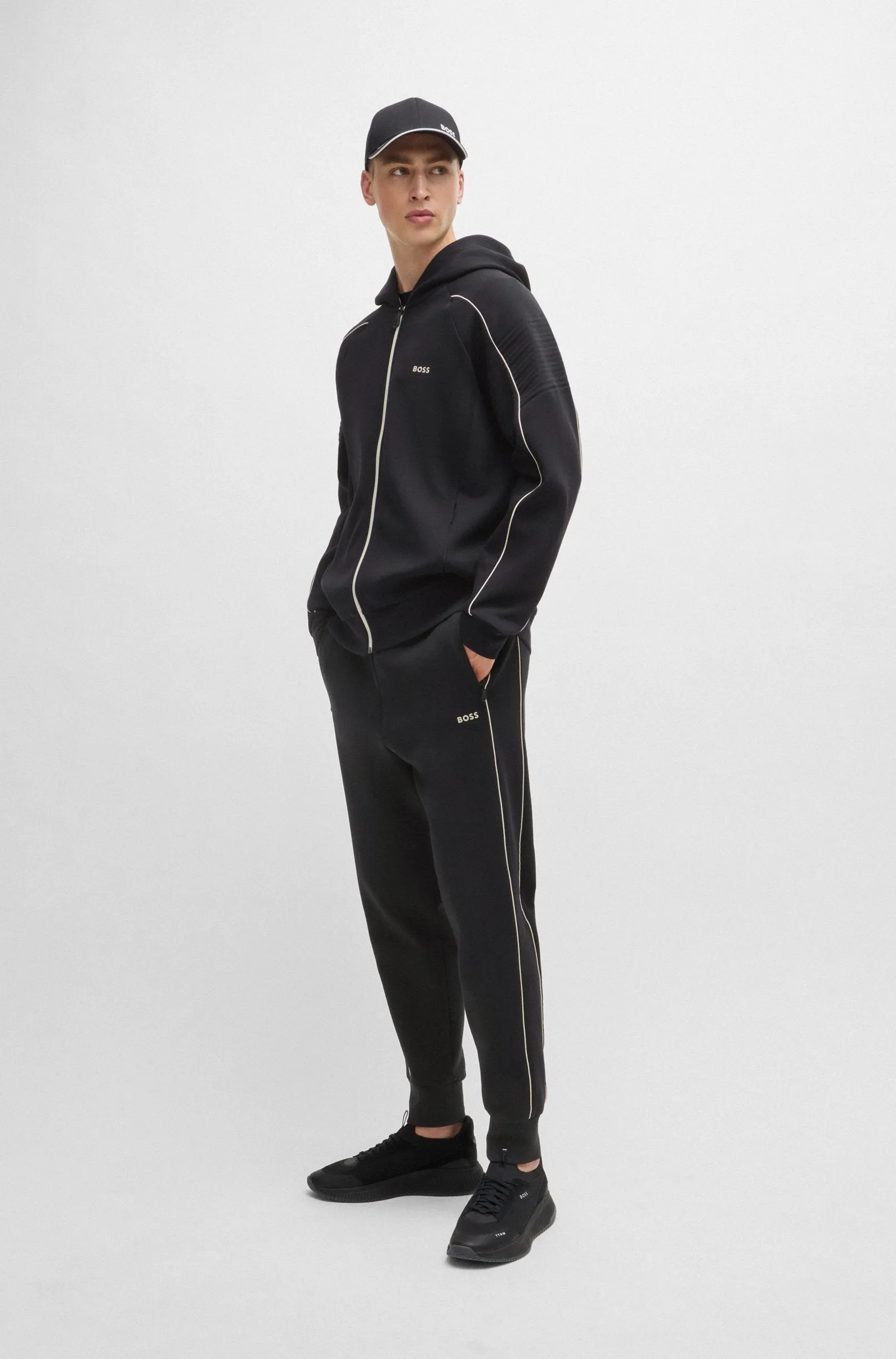 BOSS Hoodies Regular Fit in Cotton Mix - SAGGY 1 10256713 01-50518197