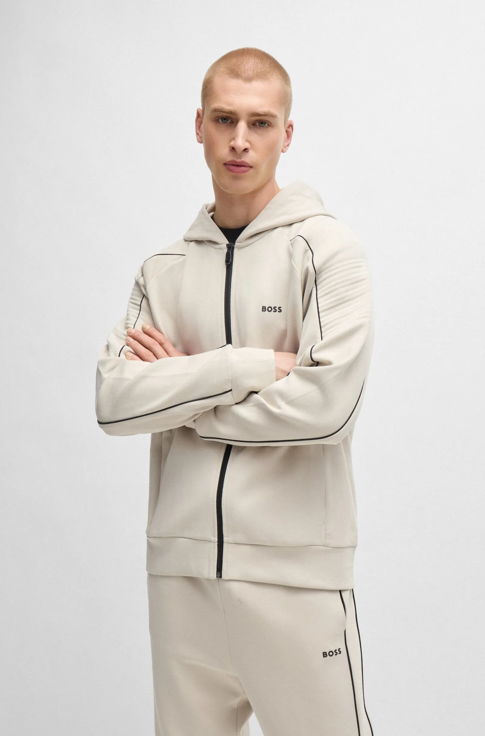 BOSS Hoodies Regular Fit in Cotton Mix - SAGGY 1 10256713 01-50518197