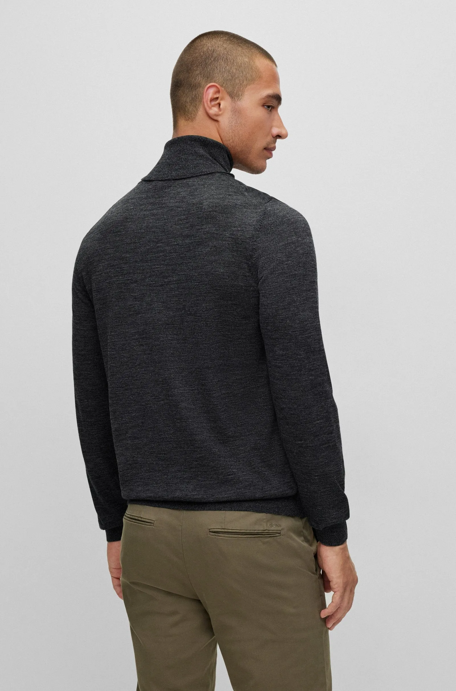 BOSS Sweaters  in Wool - MUSSO-P 10241489 01-50468262