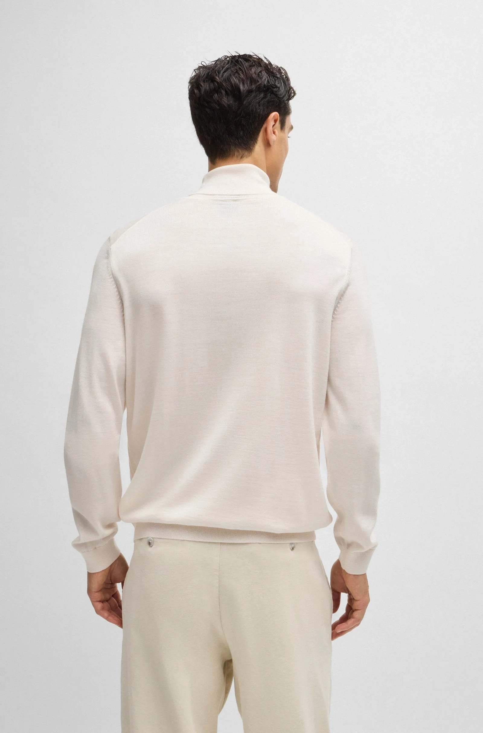 BOSS Sweaters  in Wool - MUSSO-P 10241489 01-50468262