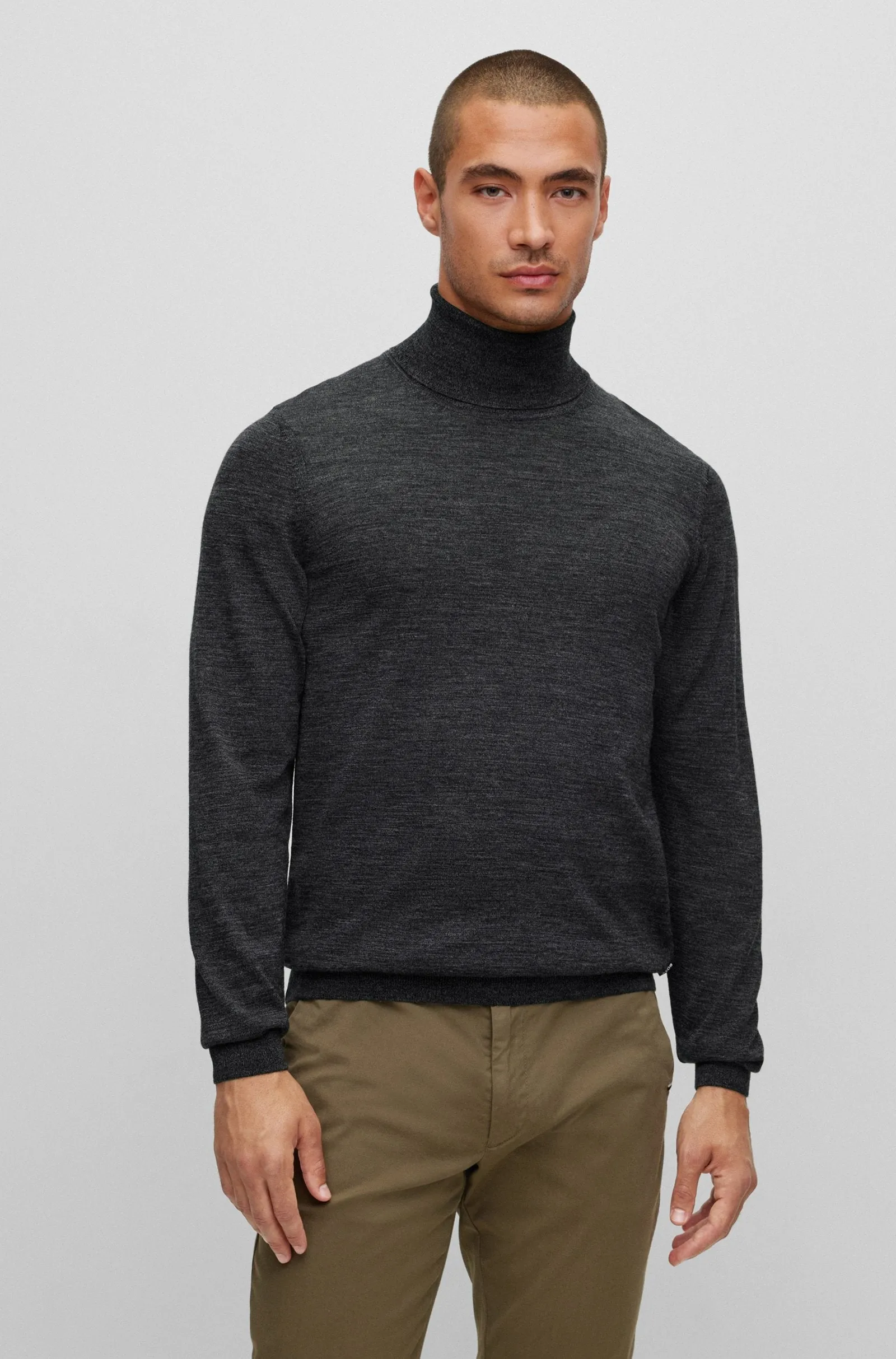 BOSS Sweaters  in Wool - MUSSO-P 10241489 01-50468262