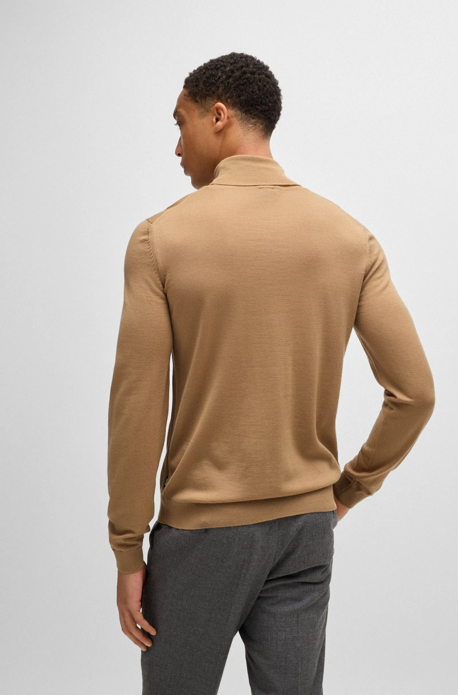 BOSS Sweaters  in Wool - MUSSO-P 10241489 01-50468262