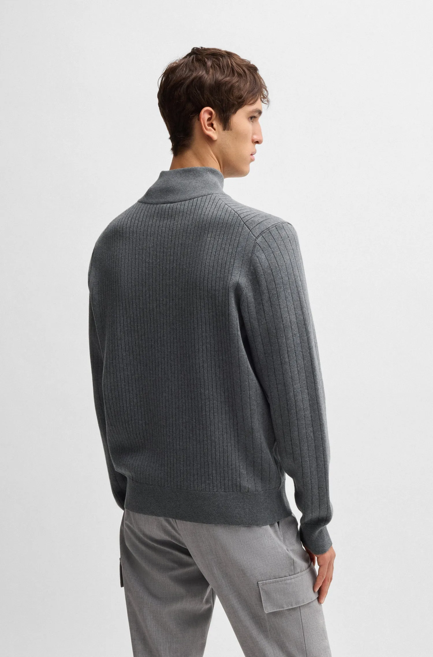 BOSS Sweaters Regular Fit in Cotton - H-BEJINO 10268926 01-50534403