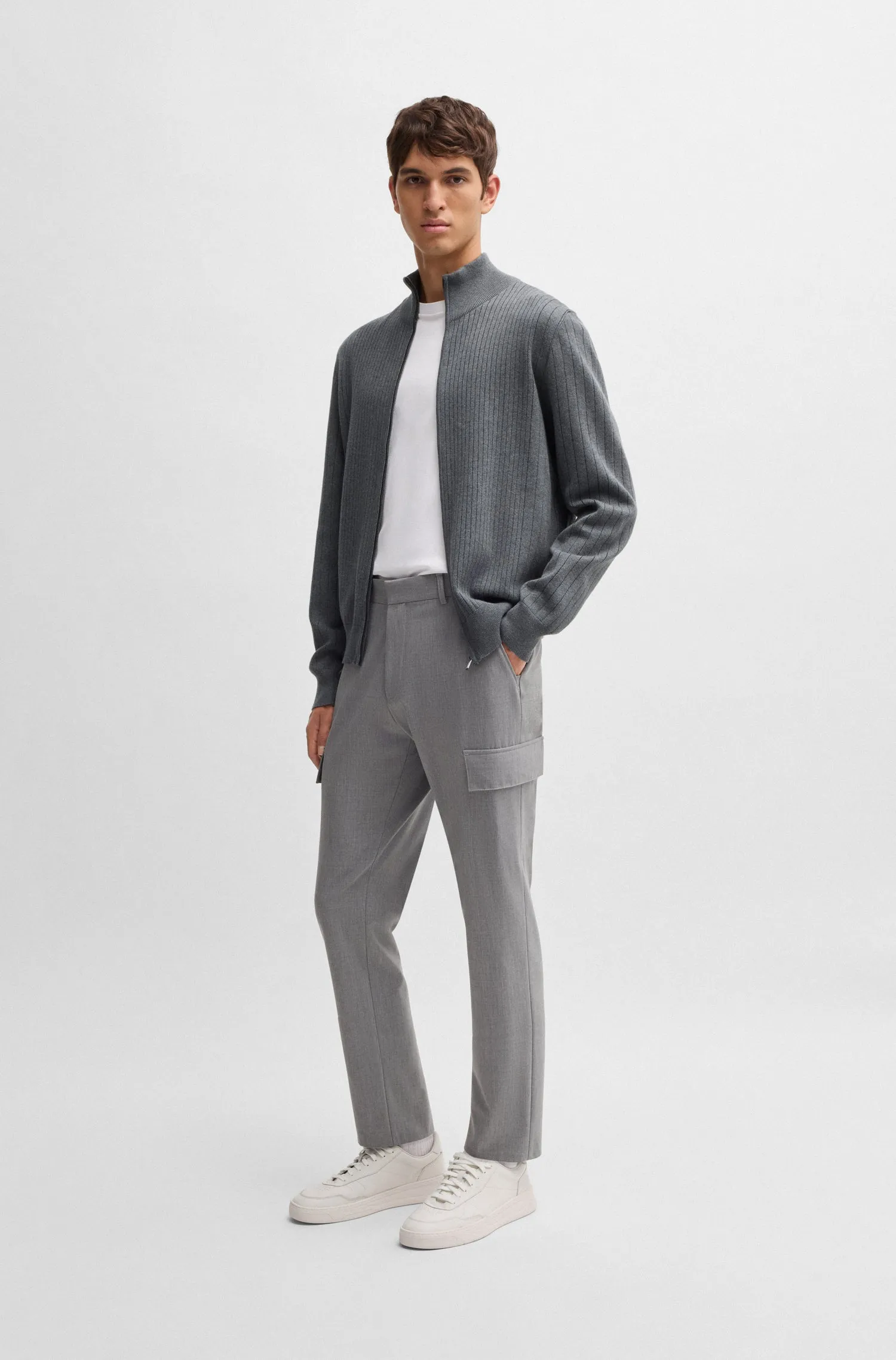 BOSS Sweaters Regular Fit in Cotton - H-BEJINO 10268926 01-50534403