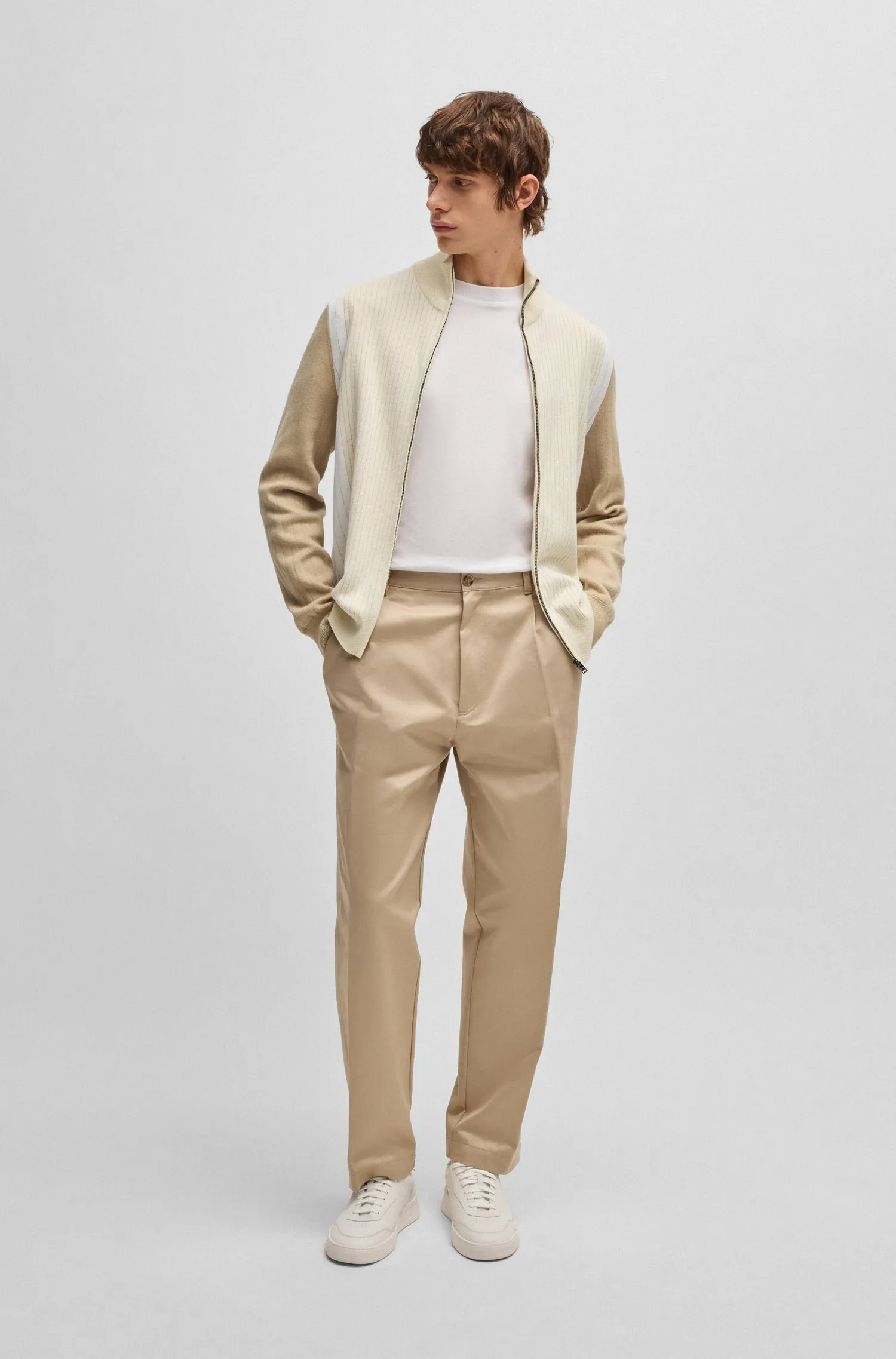 BOSS Sweaters Regular Fit in Cotton - H-BEJINO 10268926 01-50534403
