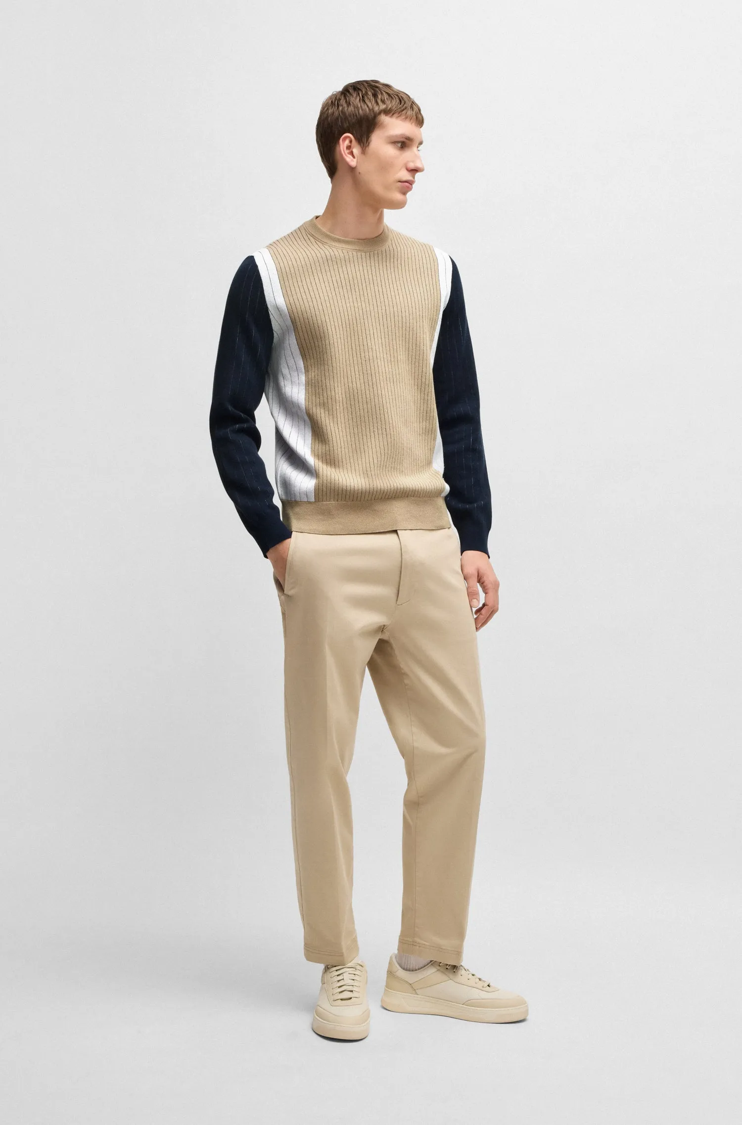 BOSS Sweaters Regular Fit in Cotton - H-BELOY 10267160 01-50531156