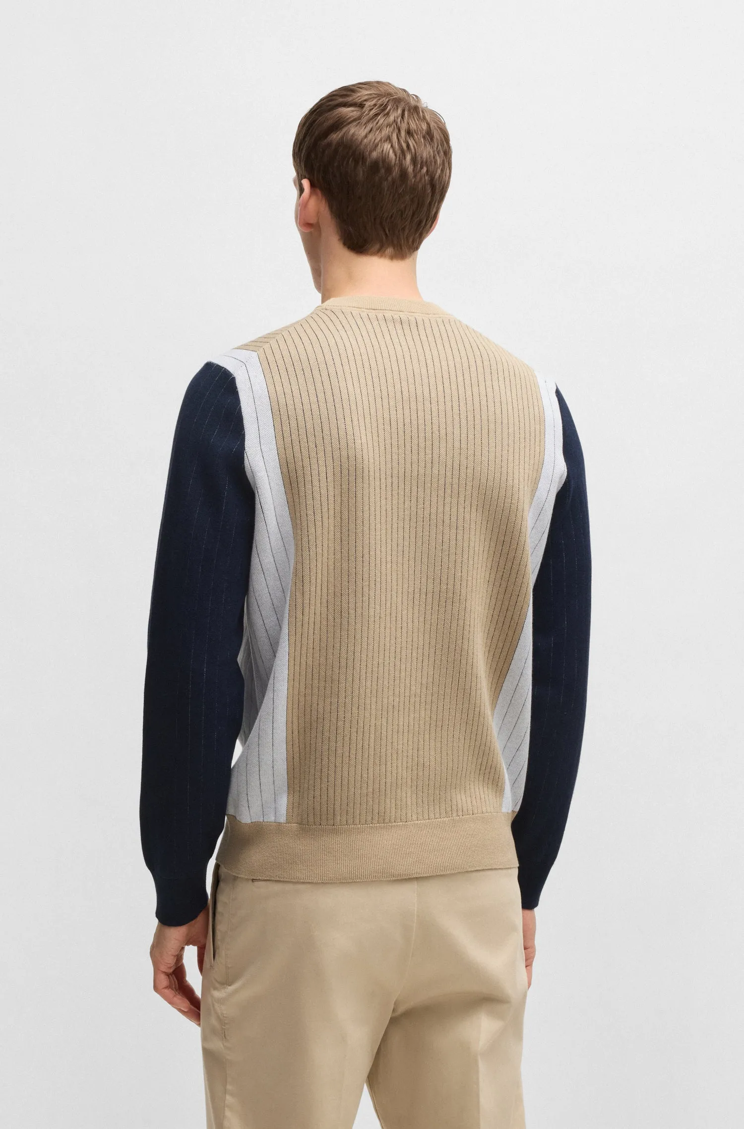 BOSS Sweaters Regular Fit in Cotton - H-BELOY 10267160 01-50531156