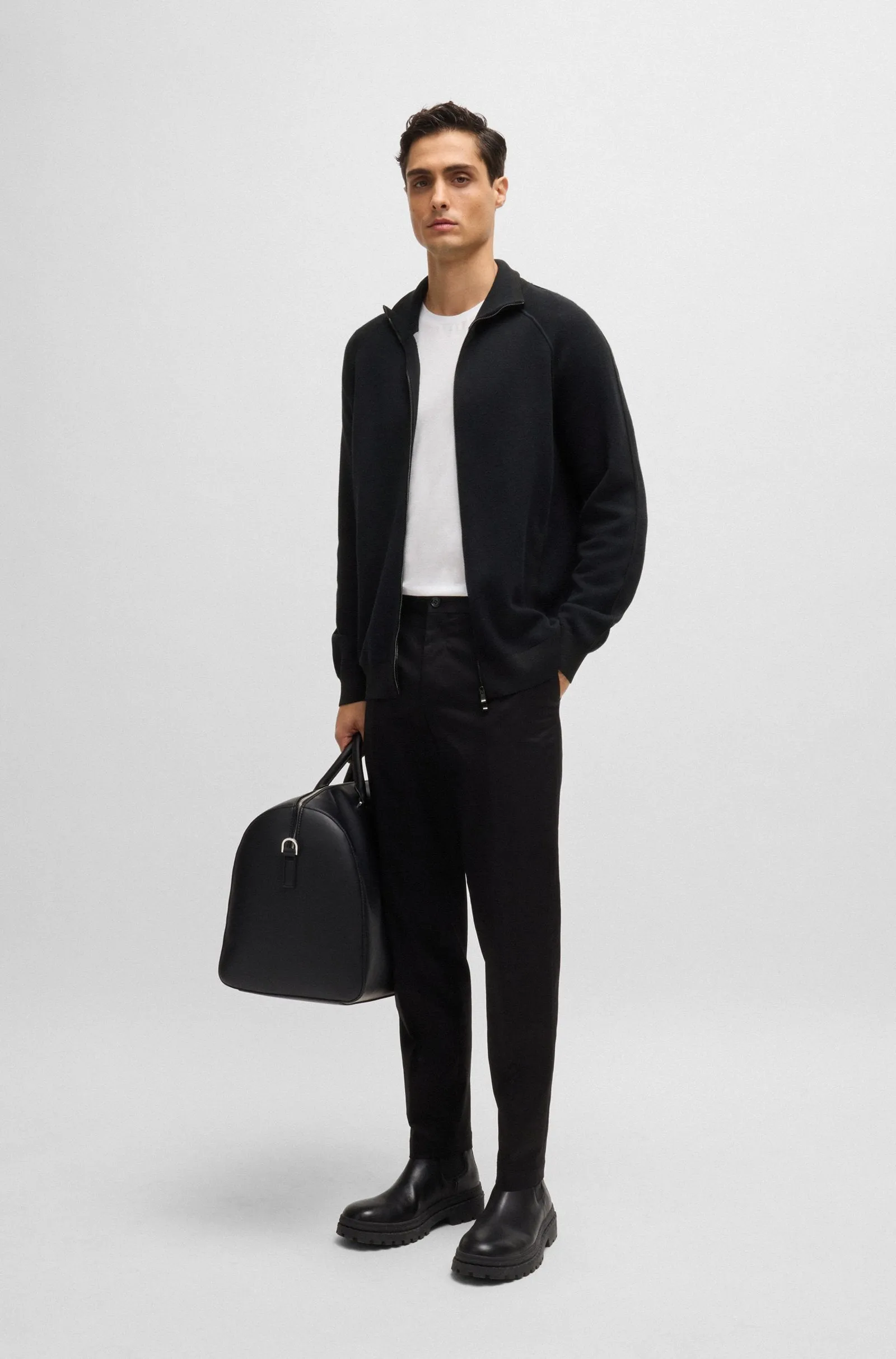 BOSS Sweaters Regular Fit in Cotton Mix - H-DOMICO 10261637 01-50519629
