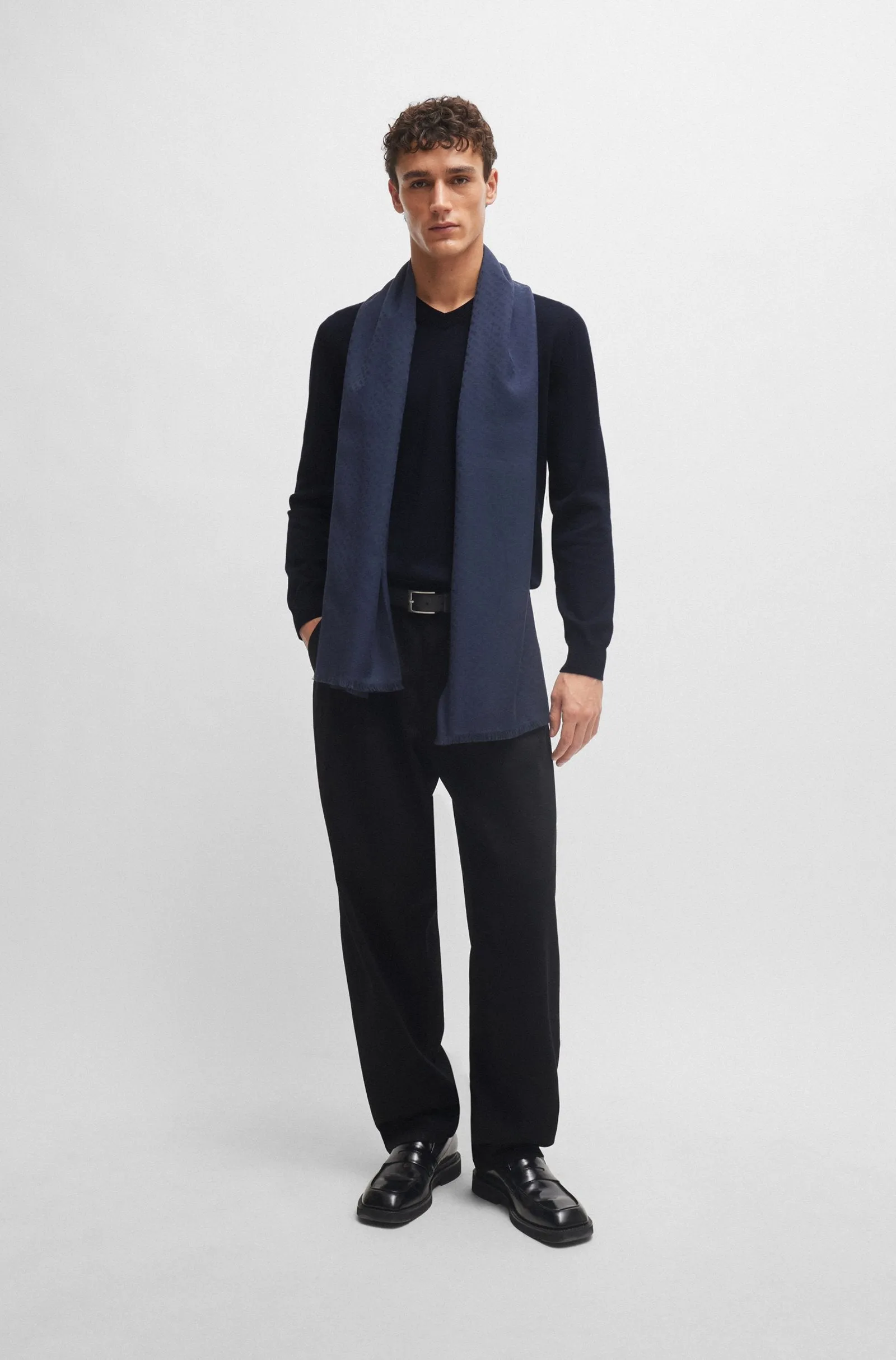 BOSS Sweaters Regular Fit in Cotton - PACELLO-L 10255193 01-50506042