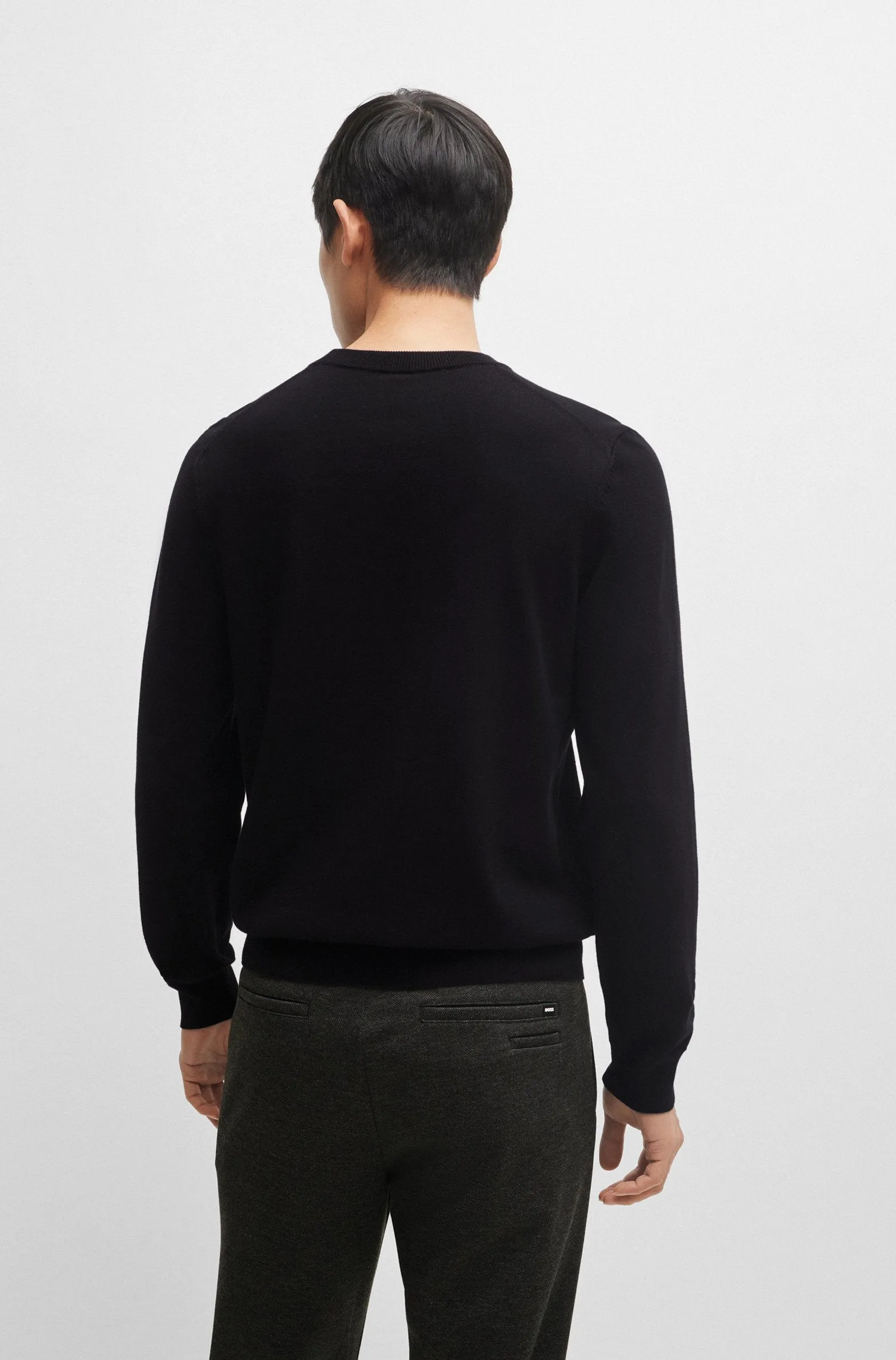 BOSS Sweaters Regular Fit in Cotton - PACELLO-L 10255193 01-50506042