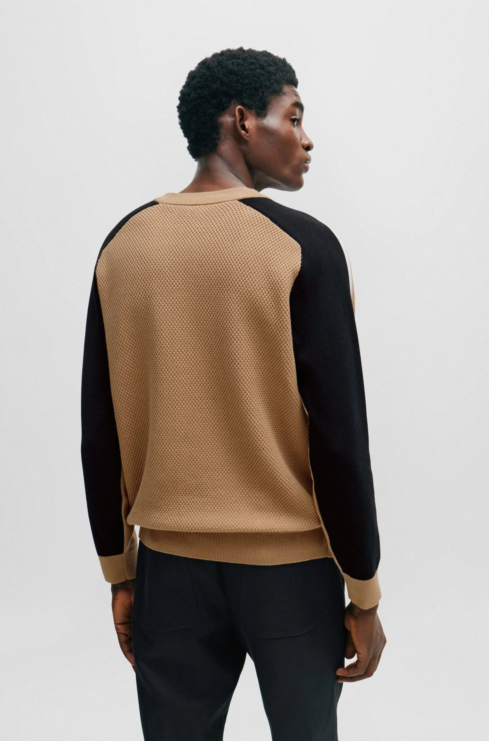 BOSS Sweaters Regular Fit in Cotton - PONTEVICO 10255157 01-50506020